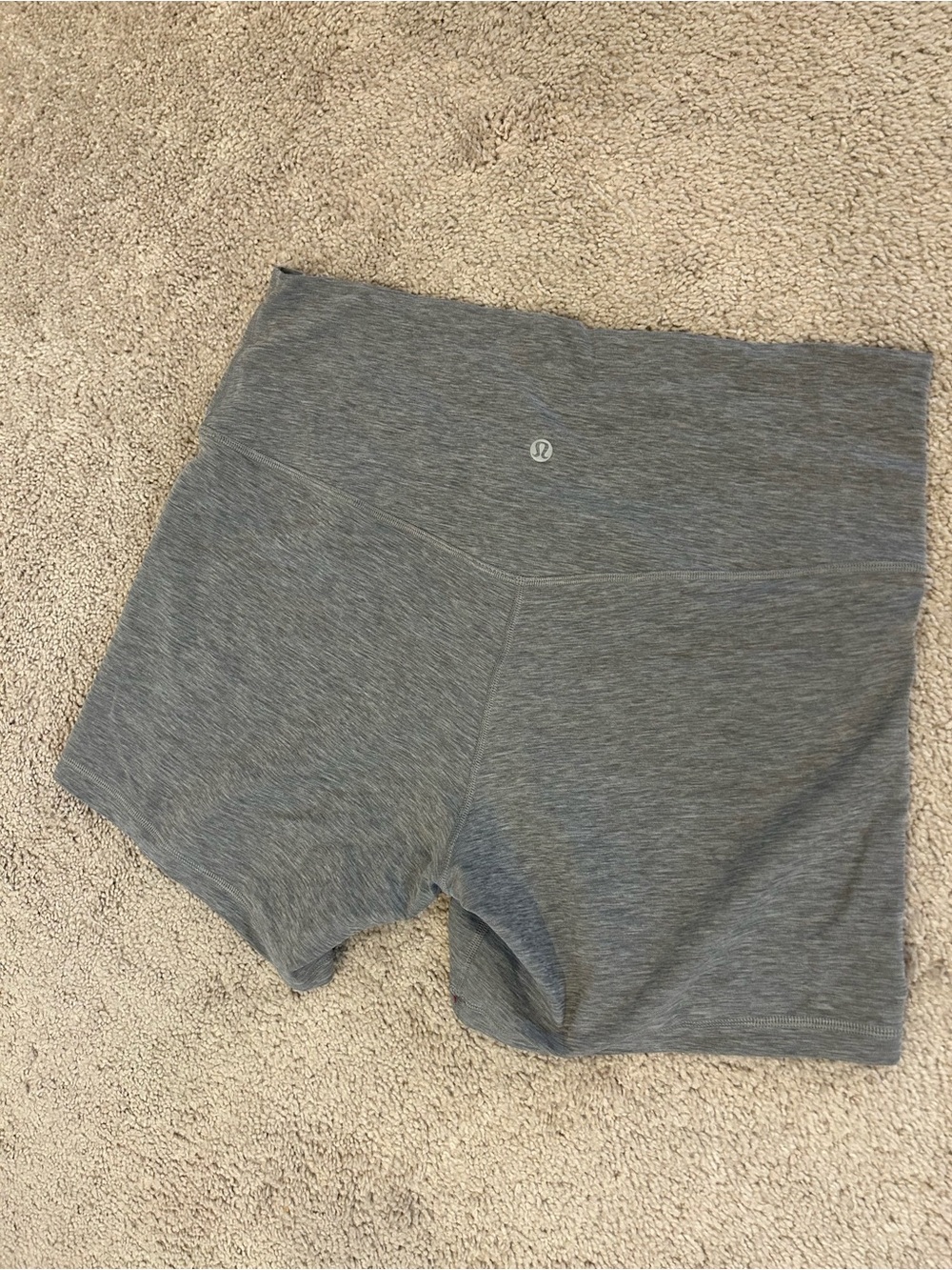 Lululemon Align High-Rise Grey Womens 6" Shorts Size 14